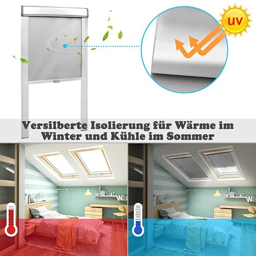 Aufun - Tenda a rullo oscurante per finestre DKL