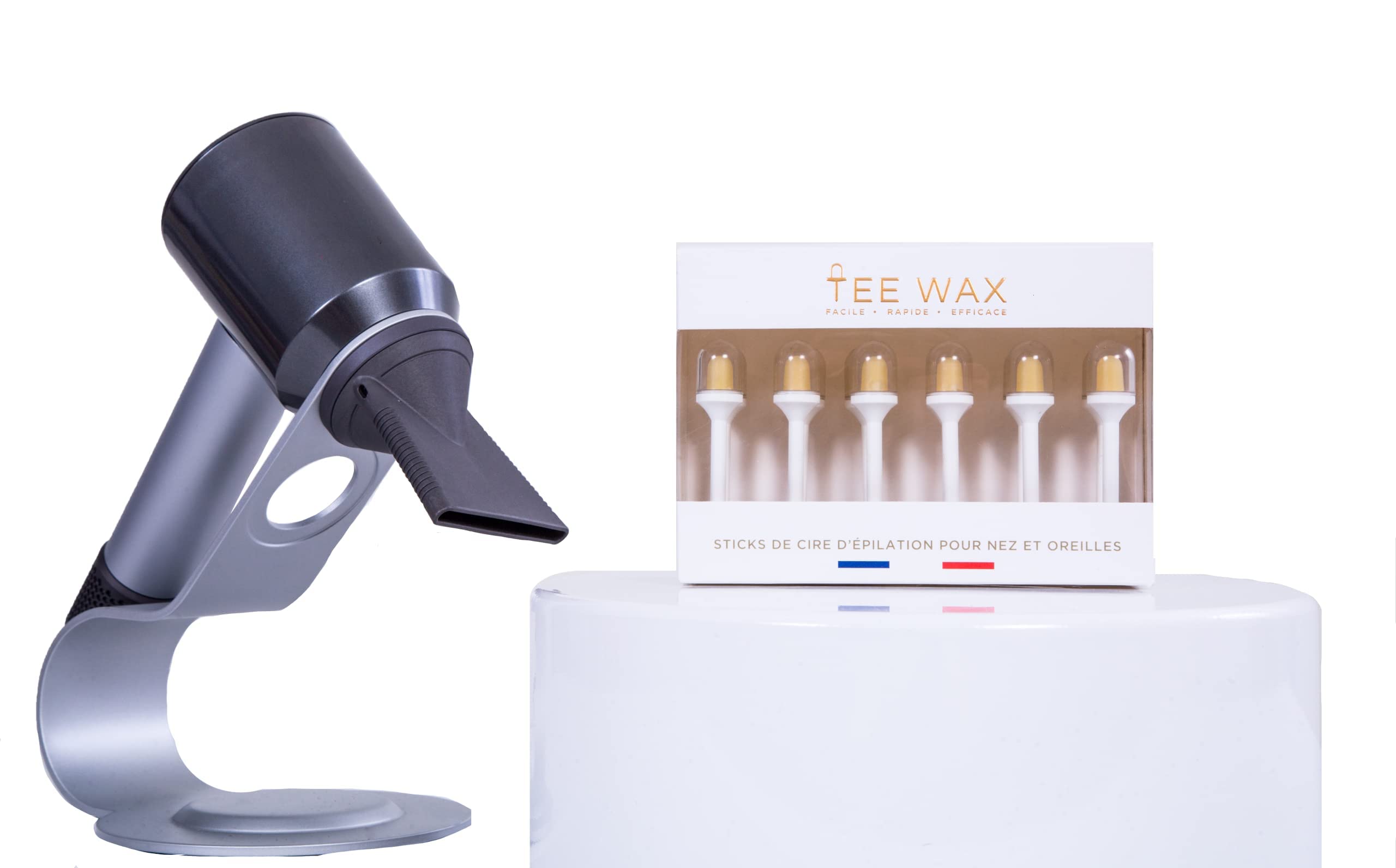 TEE WAX 12 gotowych do użycia patyczków woskowych - usuwanie nosa i depilacji uszu - bez bólu - 100% naturalny wosk sosnowy - dla mężczyzn i kobiet - Wyprodukowano we Francji