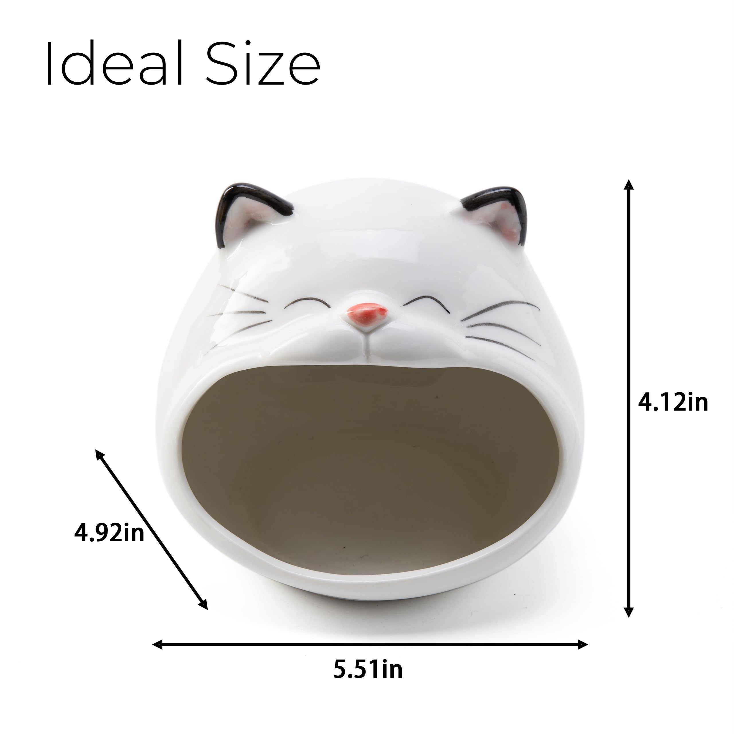 Cute Ceramic Cat Sponge Holder - Kitchen Decor -2