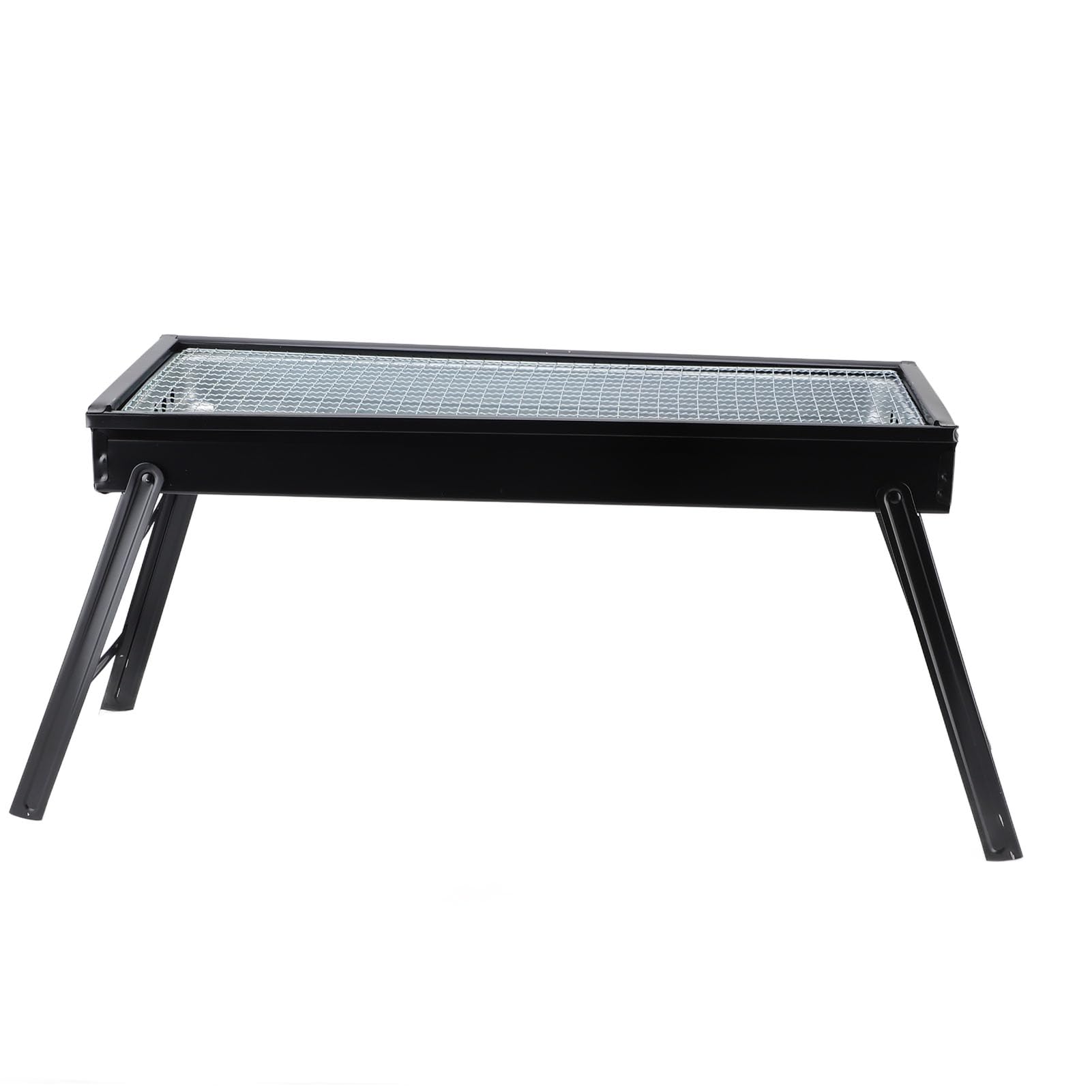 TOPINCN BBQ Grill Barbecue a Carbone Pieghevole Portatile Leggero e Compatto con Grande Rete per Griglia e più Prese D'aria per Picnic in Campeggio All'aperto