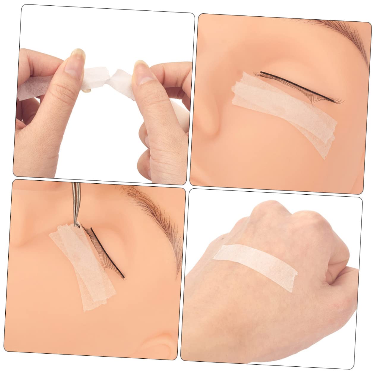 BELLIFFY Professional Eyelash Extension Supplies Non Woven Lash Tape Adhesive Strip Roll 1.2cm Wide 10pcs