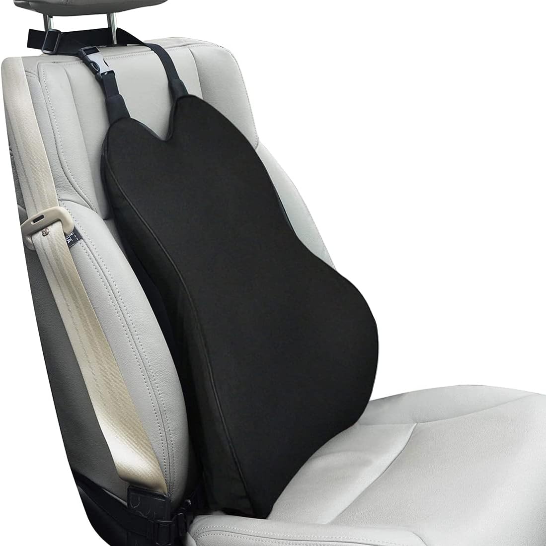 FunitoCar Lumbar Support for Car Seat Driver- Supportive and Comfortable Memory Foam Back Cushion Back Support for Car for Lumbar/Back Pain Relief