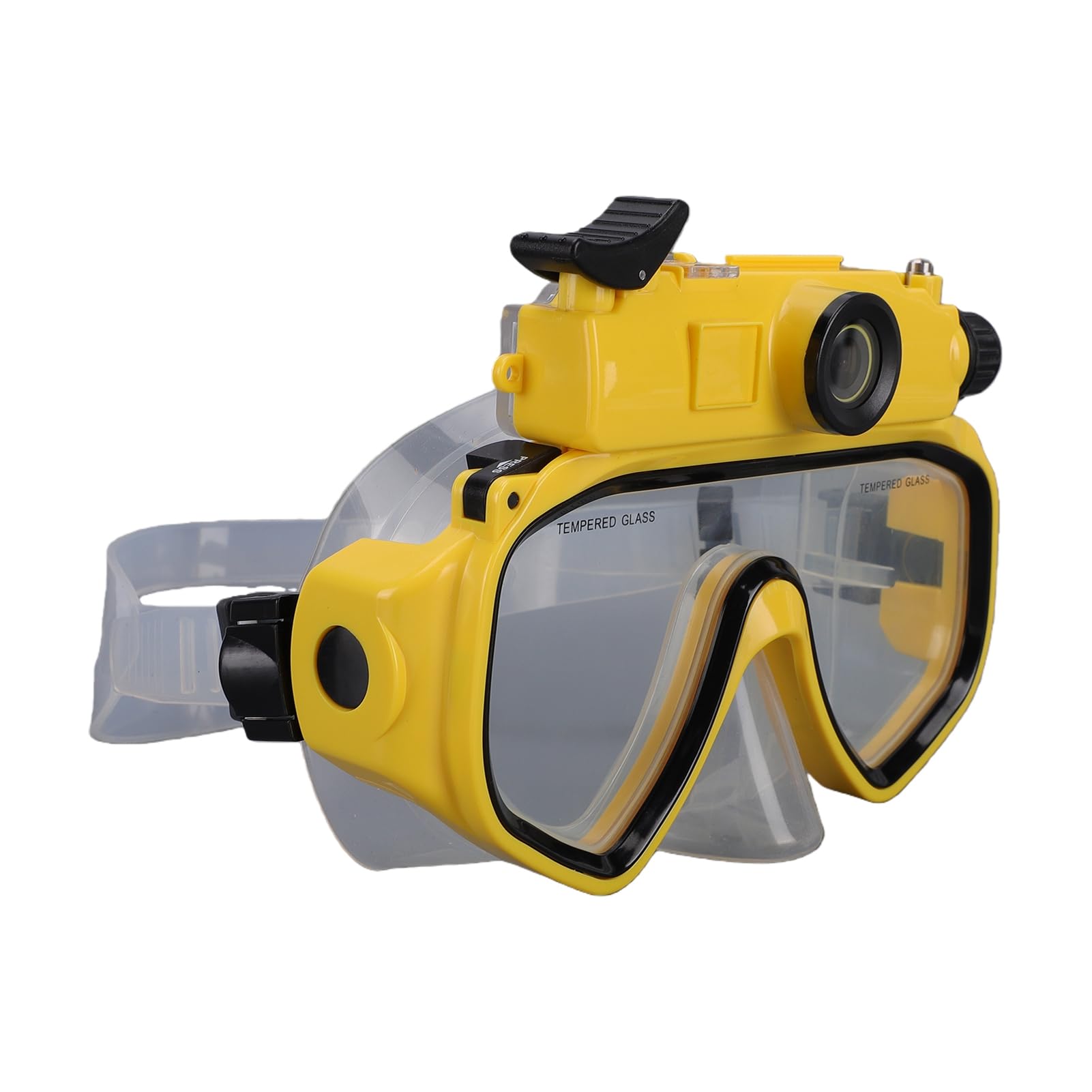 Máscara de Snorkel, Gafas de Buceo con Cámara Gran Angular 2K de 100°