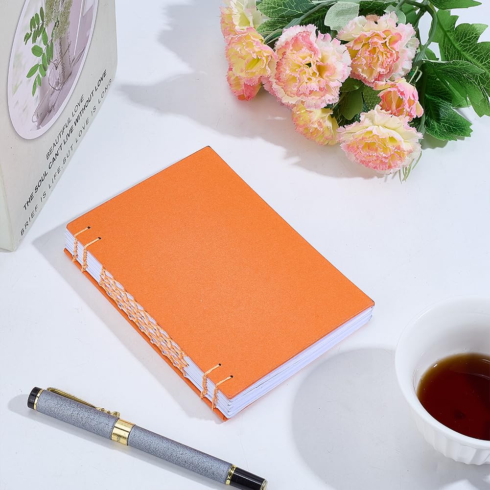 Kit Reliure Livre Débutants WEBEEDY Kit Reliure Copte DIY A5 Débutant - Complet Avec Couverture Fleurie, Fil Cire, Plieuse Os