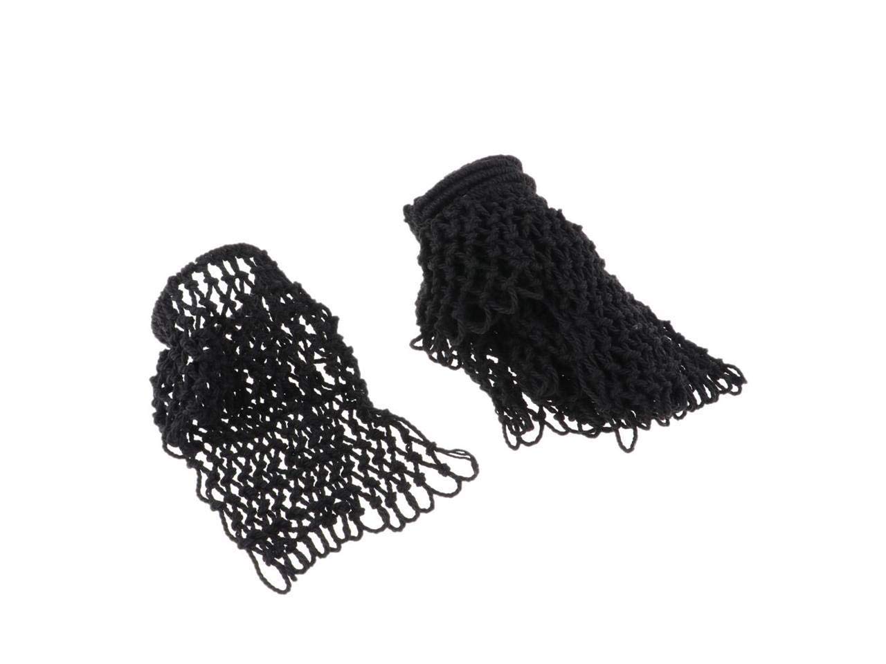 ABA Snooker Billiard Pool Table Net Pack of 6 Pieces (Black)