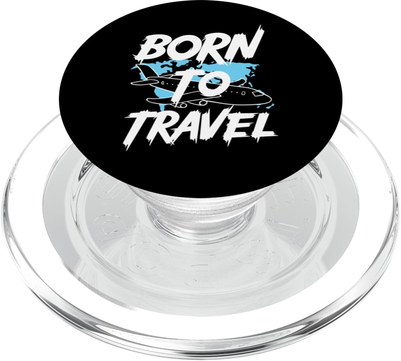World Traveler Vacation Adventure Lover Airplane Flight Gift PopSockets MagSafe PopGrip for iPhone