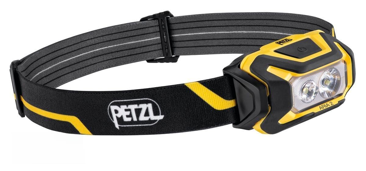 Petel E070AB00 Wasserdichte staubdichte Kompaktscheinwerfer, Aria 2, Gelb/Schwarz