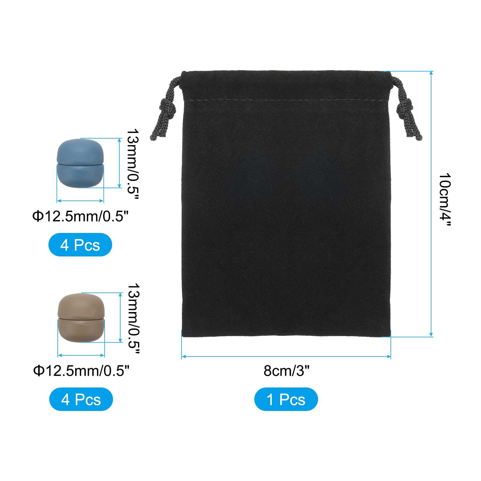 PATIKIL Hijab Magnetic Pins with Storage Bag - Image 2
