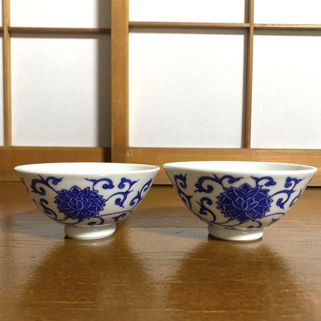 未使用】飛騨高山 渋草焼 芳国舎 竜間取御飯茶碗 大小小3点セット