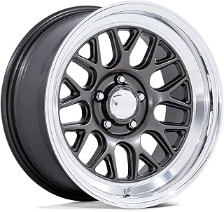 American Racing Vintage VN516 G-FORCE 17X8 5X4.75 4.5 0mm MATTE ANTHRACITE W/ DIAMOND CUT LIP - VN516AD17803400