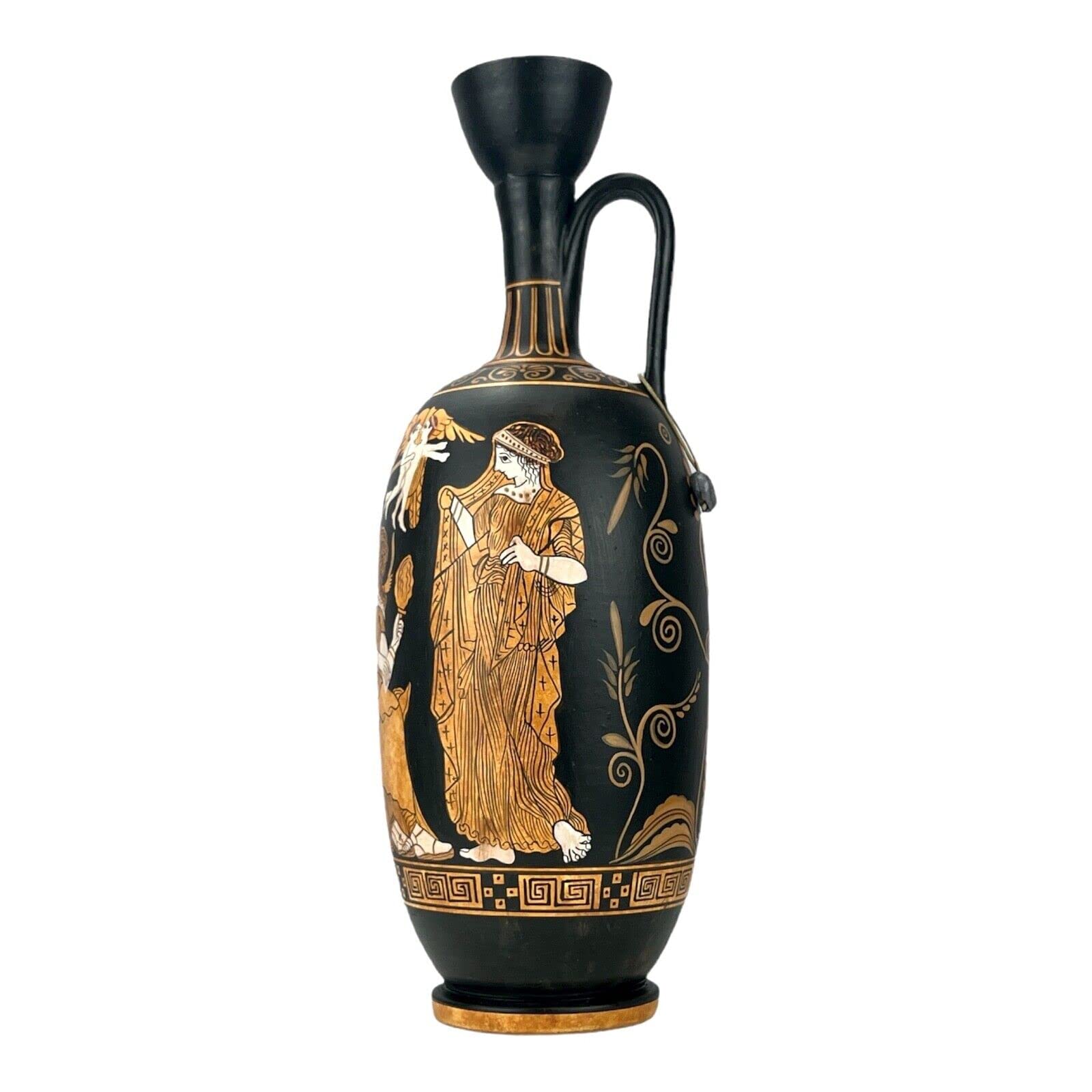 Amazon.com: Paris & Helen of Troy Attic Red-Figure Vase Lekythos