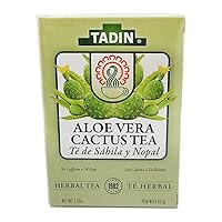 Vista 2 de Tadin Té Aloe Vera Con Cactus 24 Bolsas - Te De Sabila Con Nopal - Té