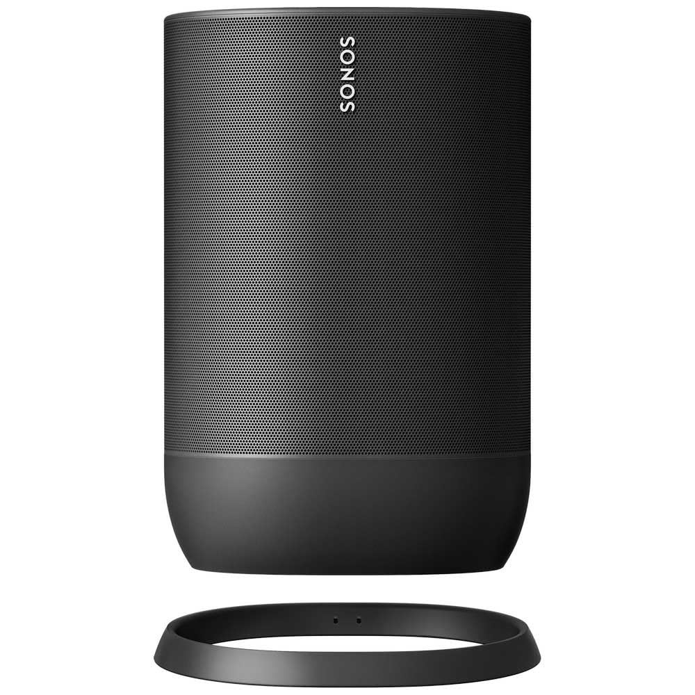 Sonos Move Smart Speaker (Wasserfester WLAN und Bluetooth Lautsprecher mit Alexa Sprachsteuerung, Google Assistant und AirPlay 2 – Kabellose Outdoor Musikbox mit Akku für Musikstreaming) schwarz