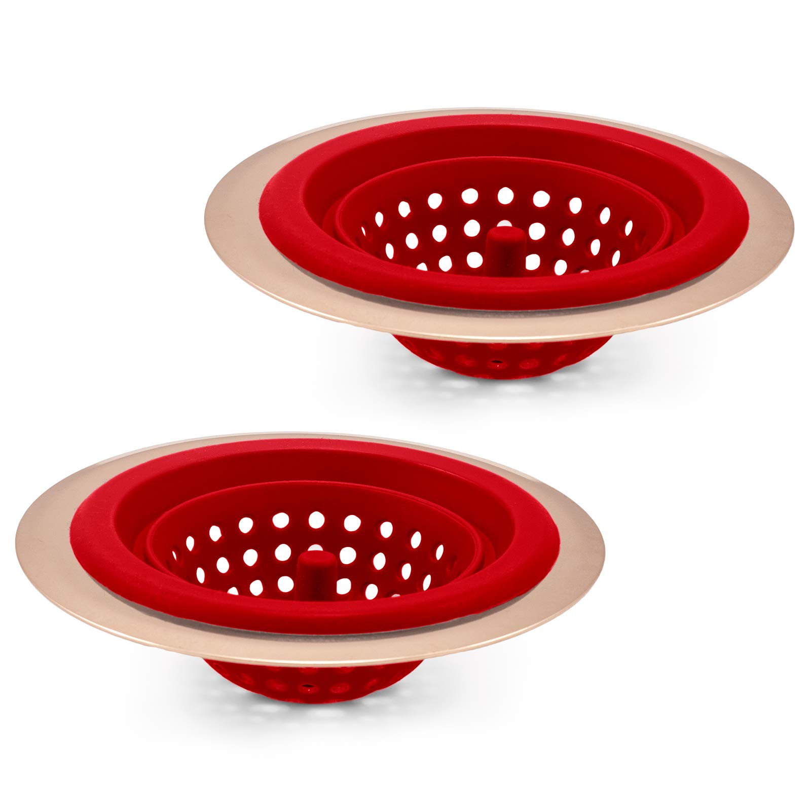 Buy COOK with COLOR Set of 2 Sink Strainers, Flexible Silicone Kitchen