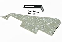 Vista 30 de KAISH Golpeador de guitarra Abalone Pearl LP con soporte negro para Epiphone Les Paul