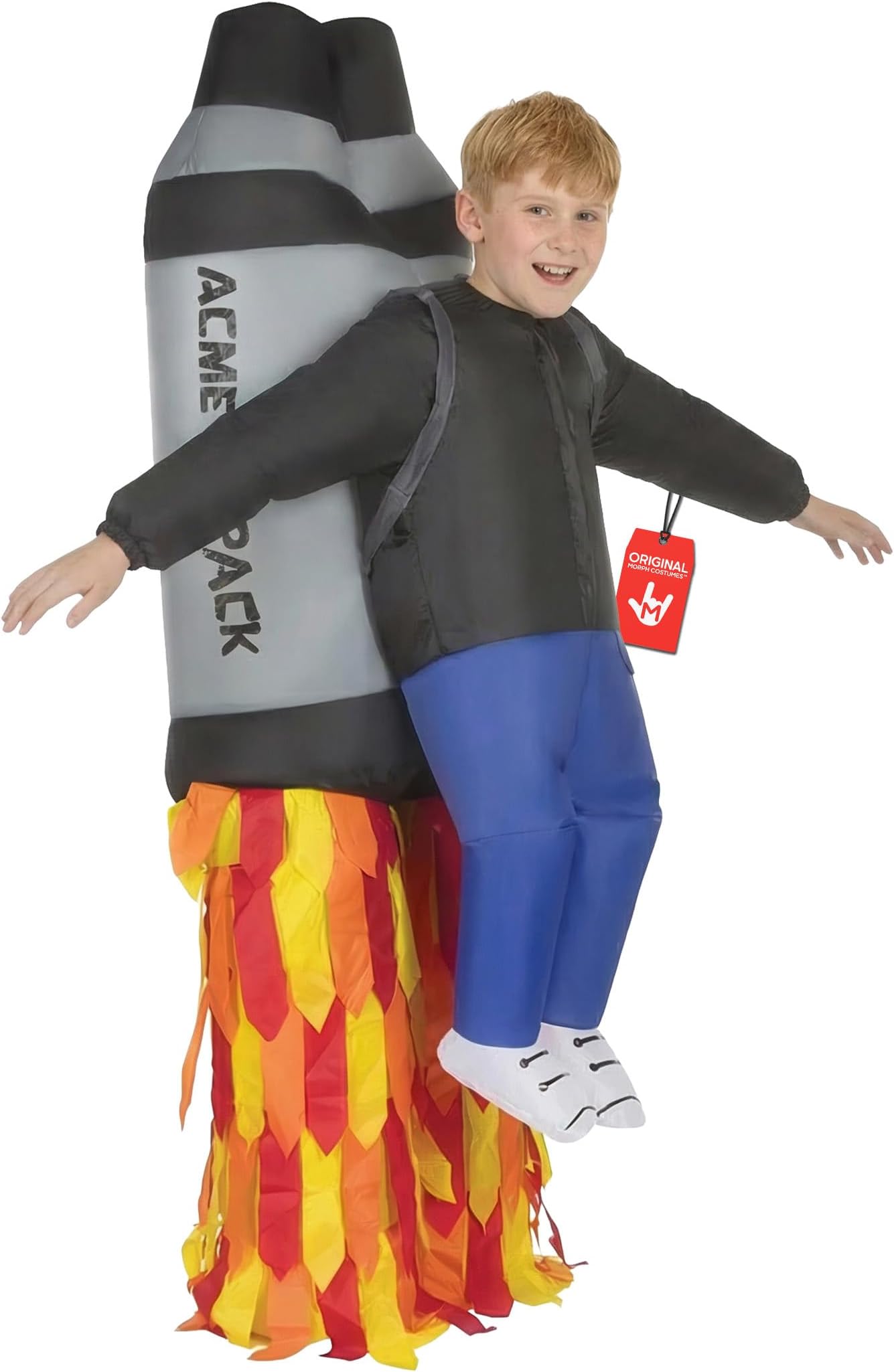 Morph Kids Inflatable Jetpack Costume, Kids Jet Pack Costume, Inflatable Rocket Costume Kids, Boys Inflatable Costume