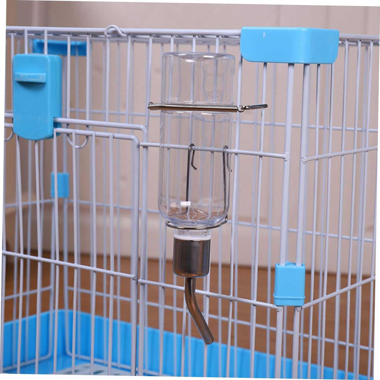 Beaupretty Juego De 3 Botellas De Agua para Hámster Cobaya Y Hurón Fáciles De Instalar Rellenables En Acero Inoxidable (2 Unidades X 3)