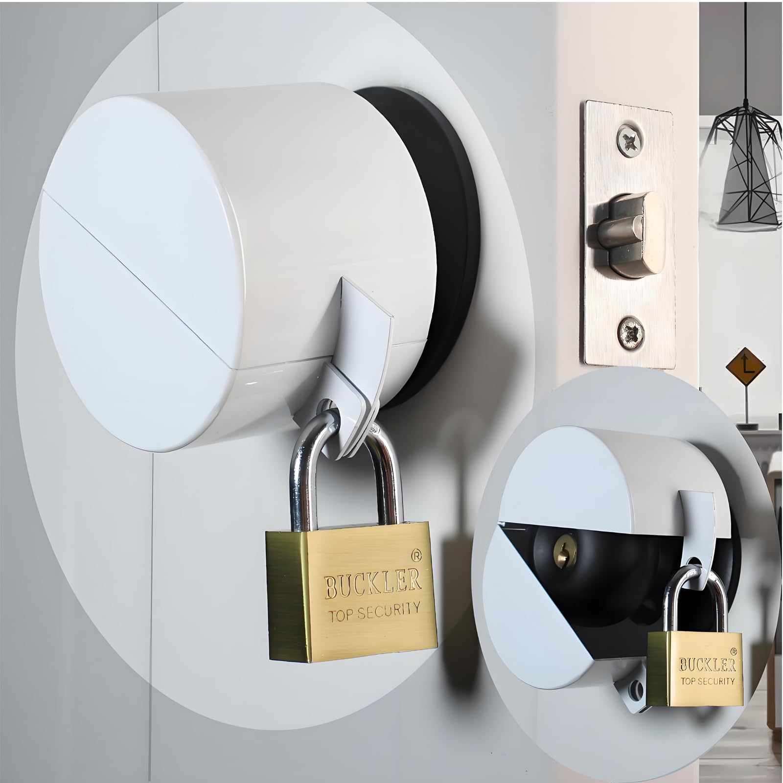 Dementia Safety Door Lock Cover - Prevent Unauthorized Access -9