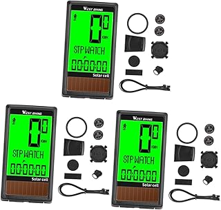 INOOMP 3 Pcs Speedometer Speedometer Speedometer Odometer Exercie Bikes Bike Computer Bike Backlight Odometer Bike Odometer Supply Bike Odometer and Speedometer Bike Tachometer Green