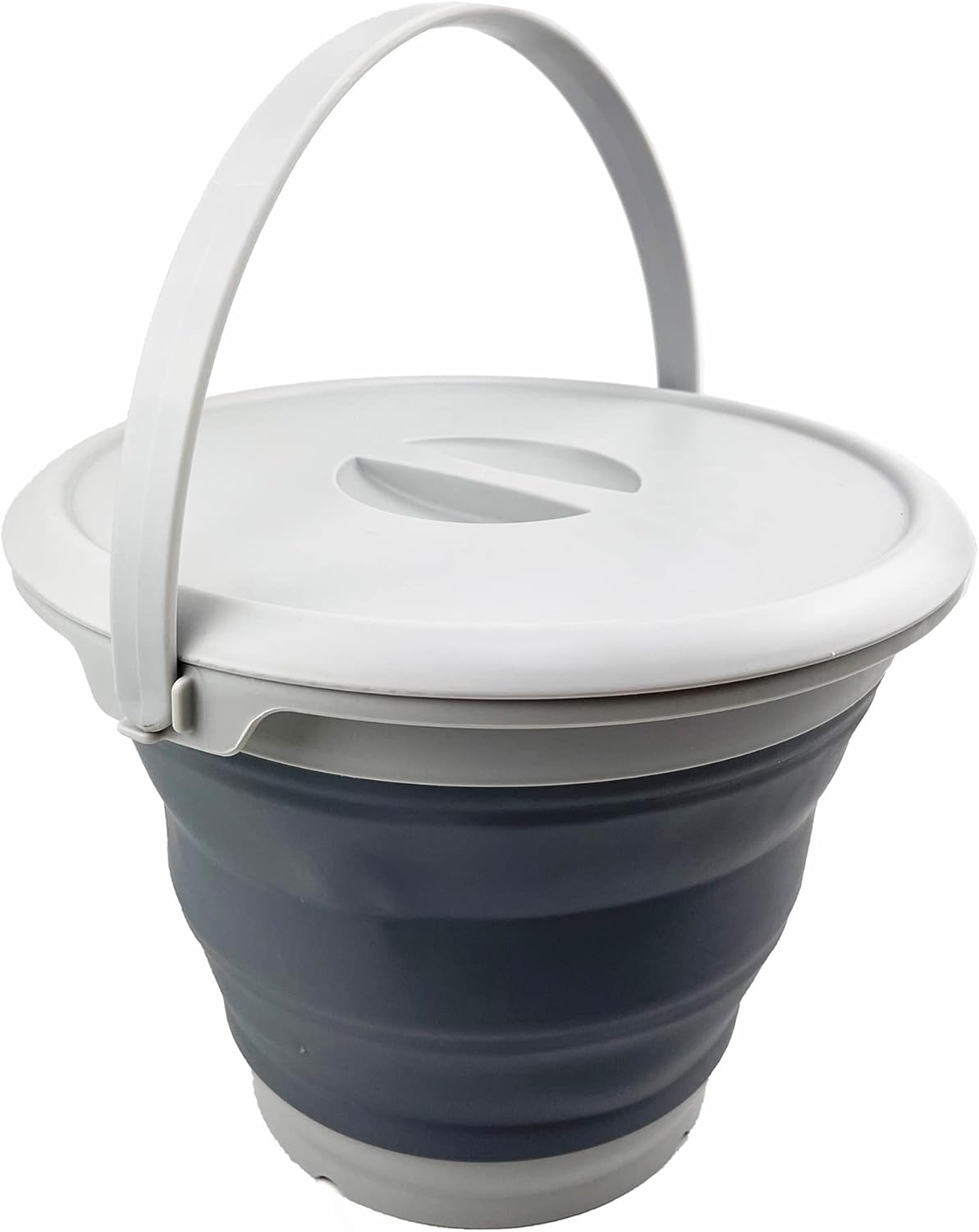 SAMMART 8.5L (2.2 Gallon) Collapsible Plastic Bucket with