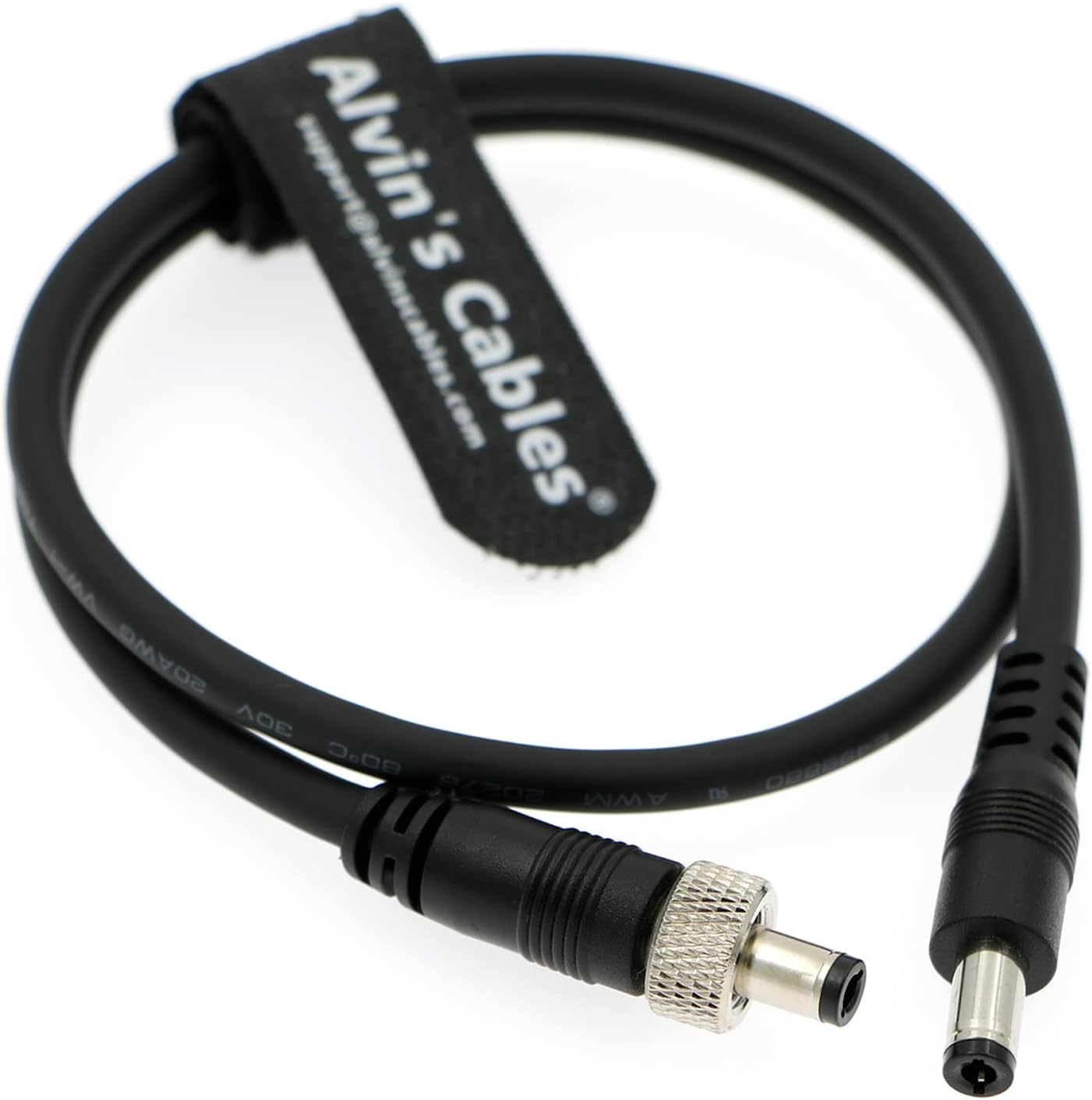 DC to DC Power Cable for Atomos Ninja V Shogun Shinobi, Lock DC 5.5 2.1 to DC for SmallHD 702, for Hollyland Mars 400s 17.7in/45cm