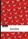  Le carnet de Amélie: Le carnet d\'Amélie - Lignes, 96p, A5 - Bikers