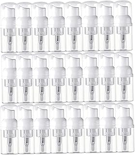 30ml Empty Bottle for Travel 24pcs Plastic Soap Bottle Foam Dispenser Bottle Mini Pump Dispenser for Travel, Shampoo Dispenser, Lash Shampoo Bottle, Pump Bottle