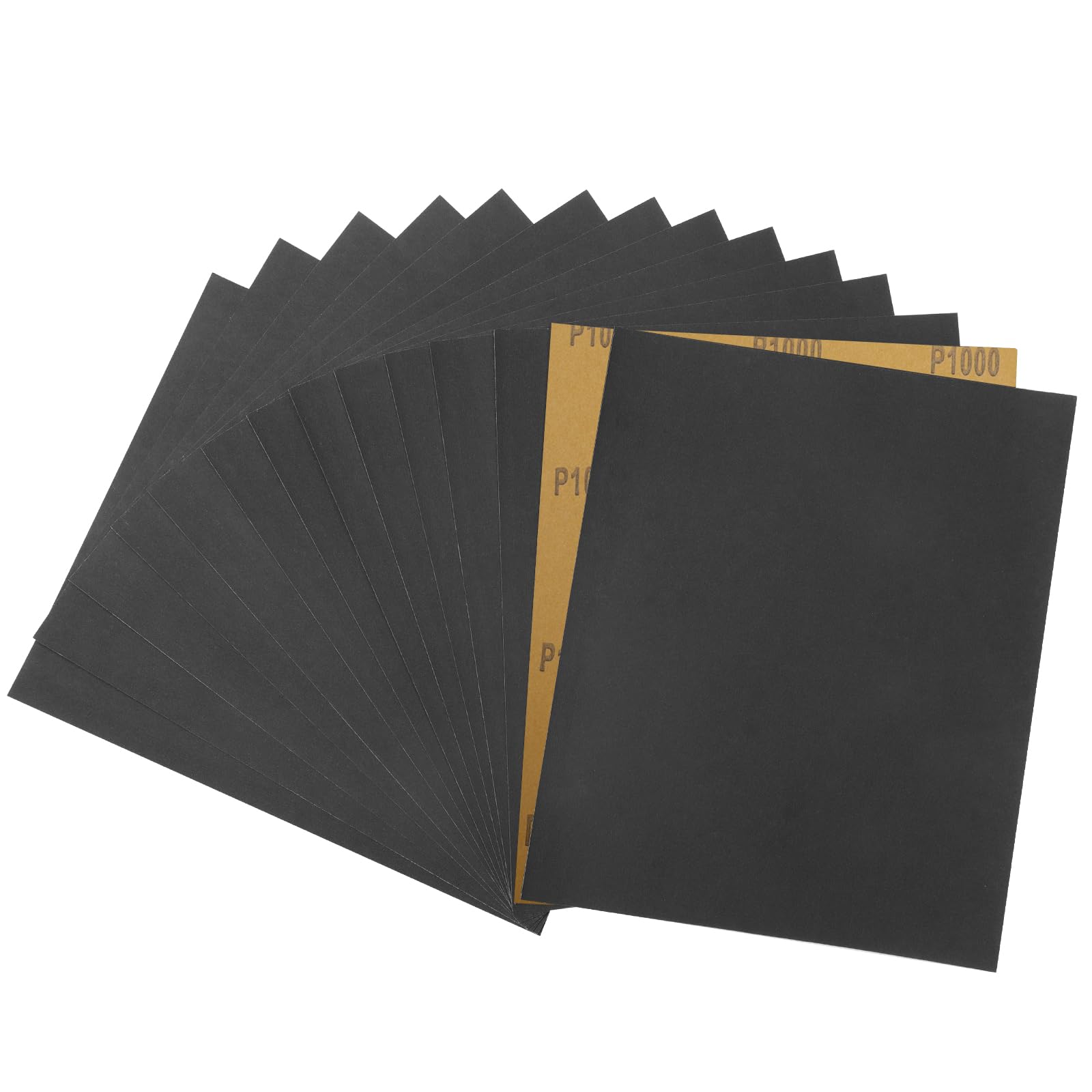 STEBRUAM 15 Sheets Sandpaper 1000 Grits Wet and Dry Polishing for Cars Metals Walls Wood Furniture,Sand Paper 9x11 Inch