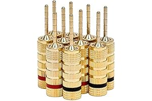 Monoprice 9438: Precision-Crafted Speaker Pin Plugs for Enhanced Audio Performance