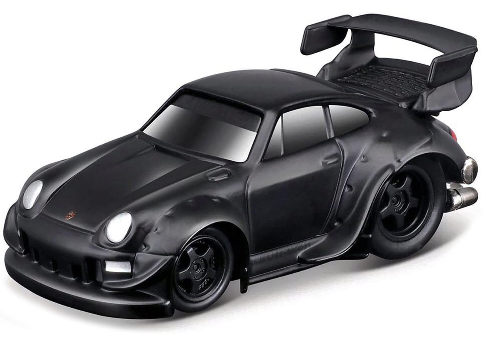 Muscle Machines RWB 993 911 Matt Black 1/64 Diecast Model Car 15583BO