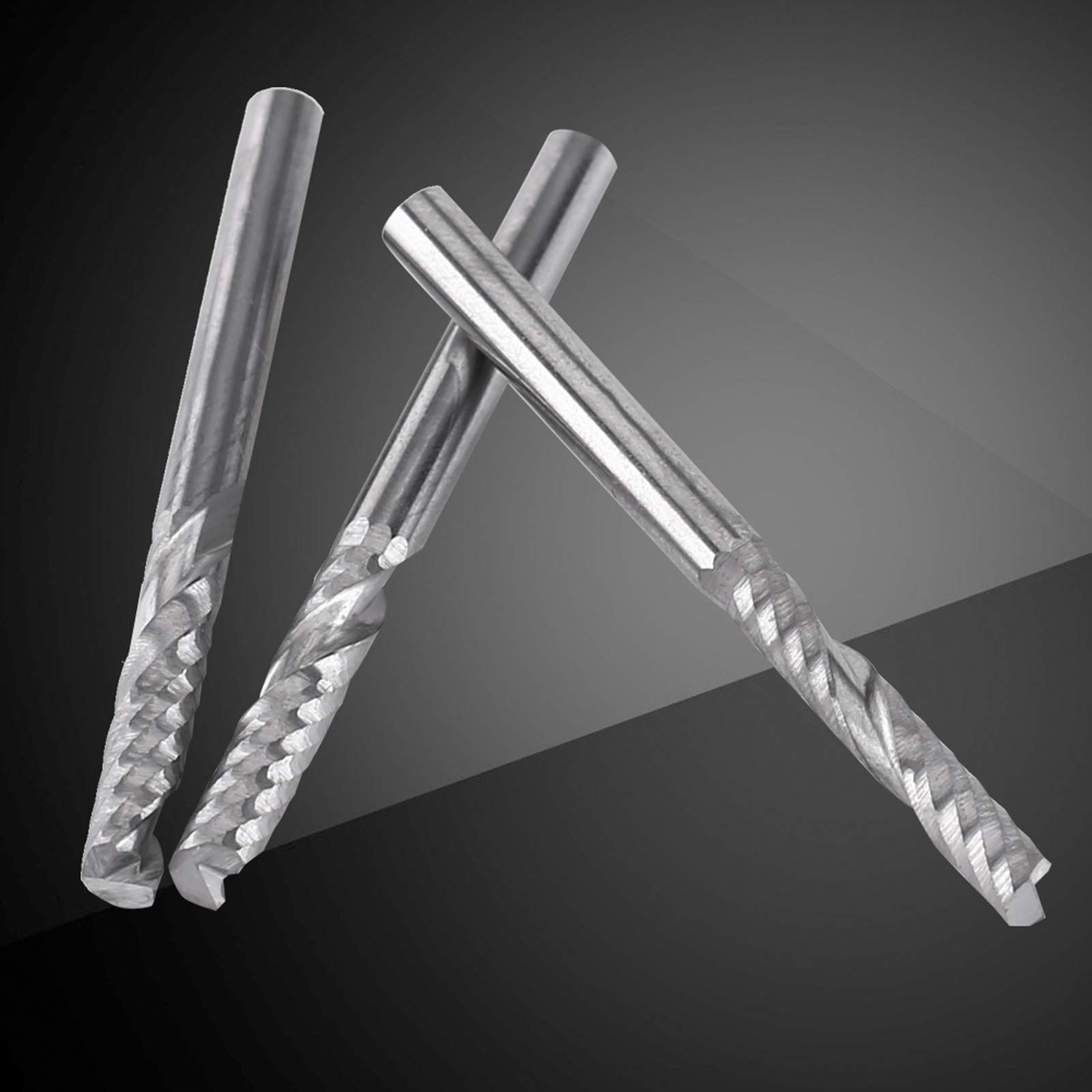 10 sztuk frezy spiralne z w?gliku wolframu, 4 mm diamentowe frezy do ci?cia akrylu, PCW, MDF i innych mi?kkich materia?¨®w