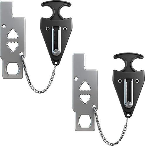 Ouffun Portable Door Lock, Travel Door Lock for Hotel, Apartment, Dorm & Home – 