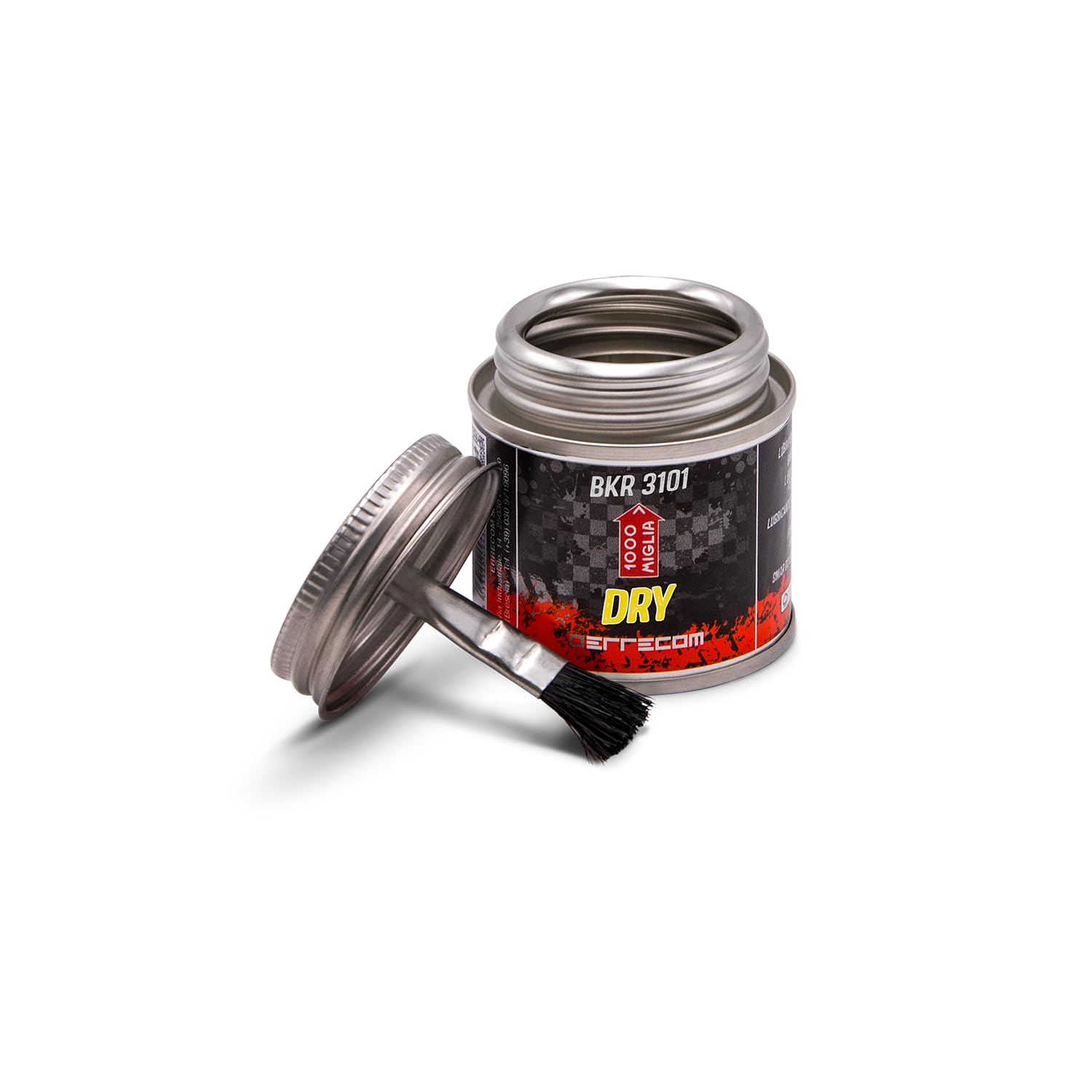 Errecom 1000 Miglia BKR 3101-60 ml Can, Dry Lube Bike Chain, for Dry and Dusty Weather Conditions, Brush included
