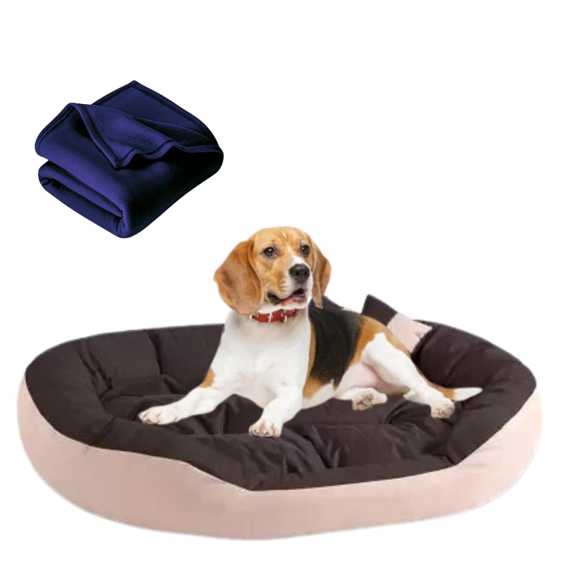 DRILLY Washable Dog/cat Bed with Blanket for Small | Medium | Large | Extra Large | XXL | XXXL | 4XL Size Dogs | Cats | Puppy | pet | Rabbit | Persian cat | Indoor cat (4XL) (B0C5HS44G9) Amazon Price History, Amazon Price Tracker