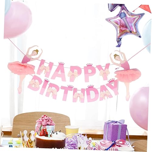 Miniatura 3 de Vaguelly Pancartas de feliz cumpleaños para decoración de boda, decoración de fiesta, guirnalda de banderines para cumpleaños, tira de la bandera,