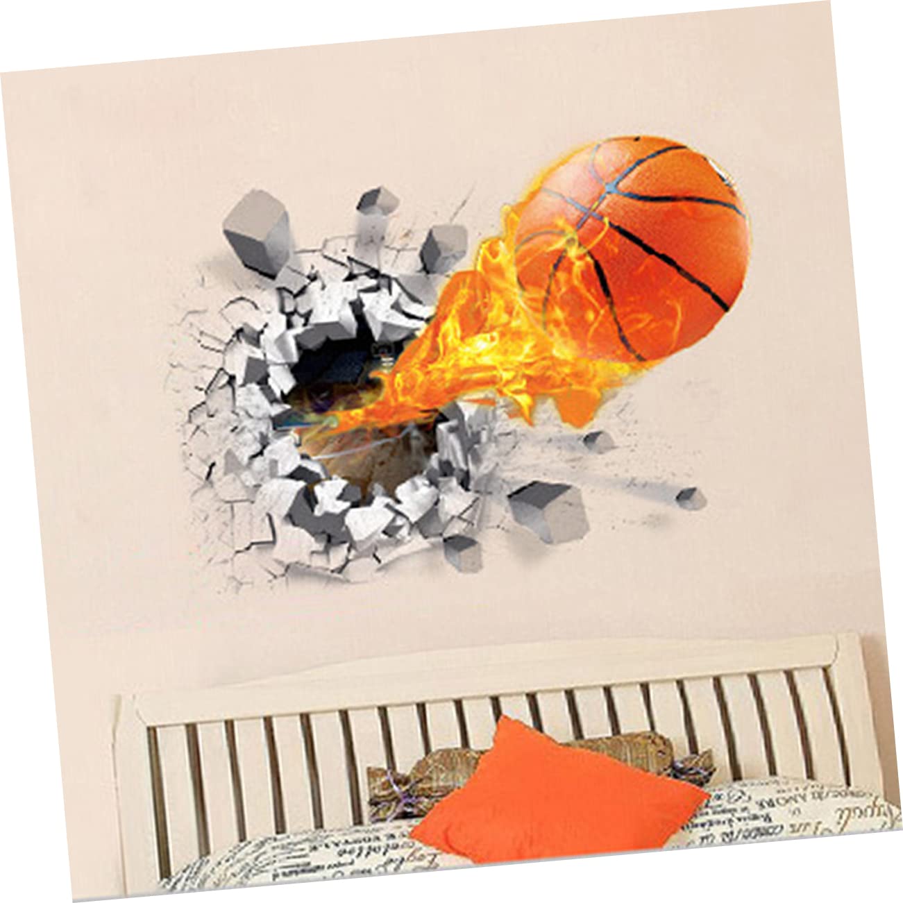 POPETPOP 4pezzi Adesivi Murali Decorativi Motivo Pallone Impermeabili e Facili Da Applicare Decorazioni Per Casa e Cameretta Dei