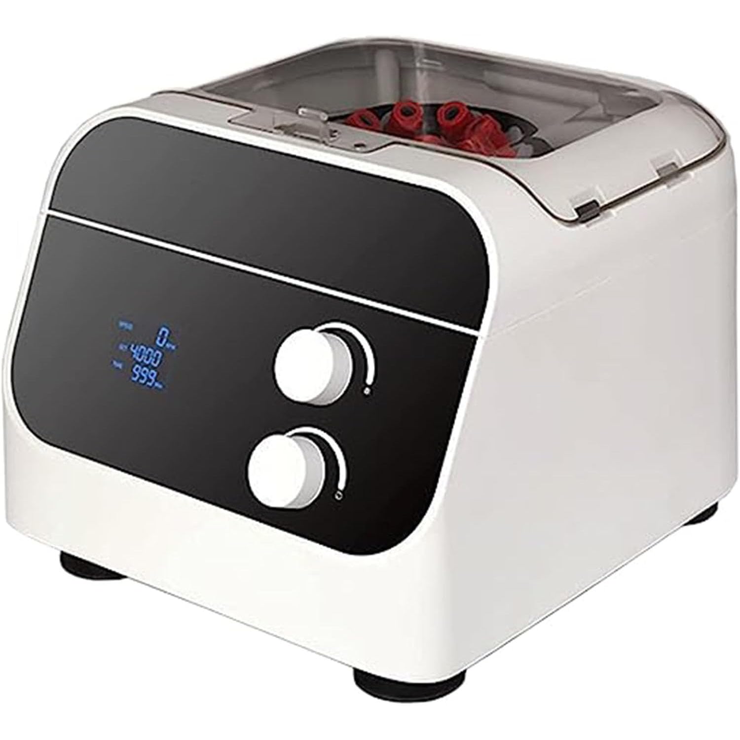 Intelligente Zentrifugenmaschine, elektrische digitale Laborzentrifuge mit 1920xg Kraft, 0-4000 U/min Geschwindigkeit & 0-99 Minuten Timer für Serum- und Fetttrennung