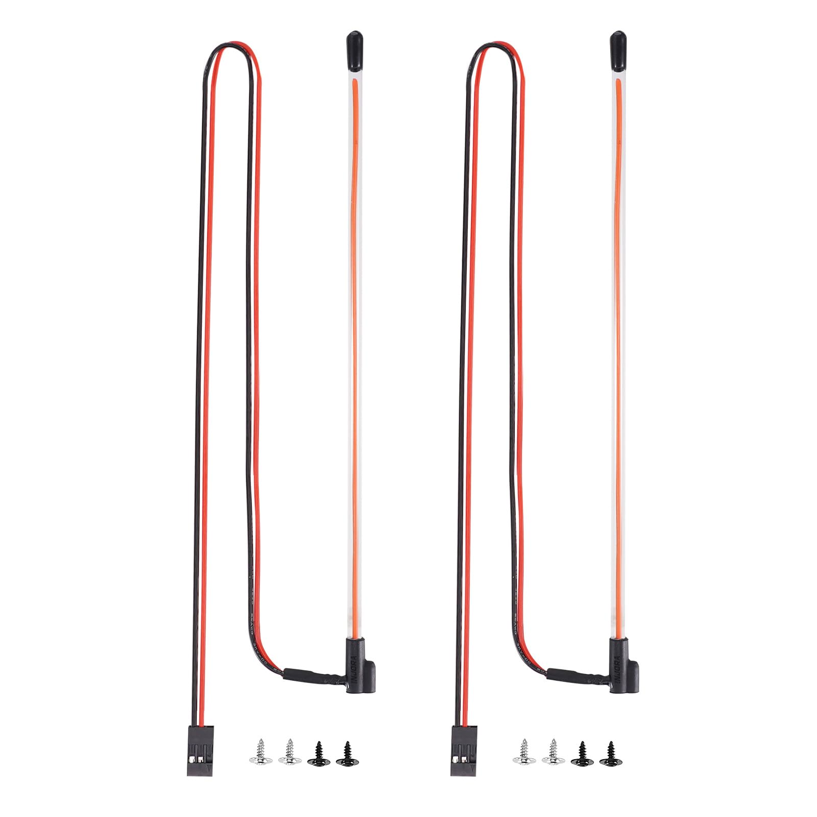 INJORA 195mm LED Whip Light Bottom Fixed for 1/10 RC Crawlers โ image 1