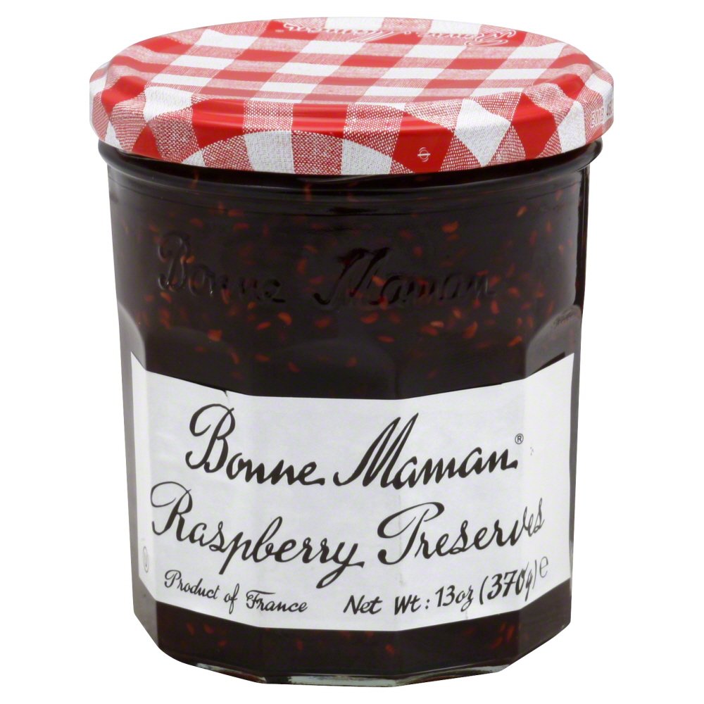 Bonne Maman Raspberry Preserves, 13-Ounce Jars (Pack of 6)