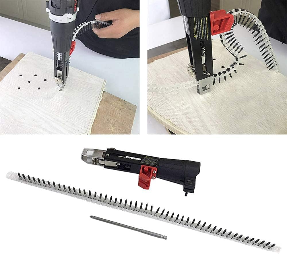 Adjustable Electric Drill Screw Tightening Equipment Automatic Chain Nail Gun