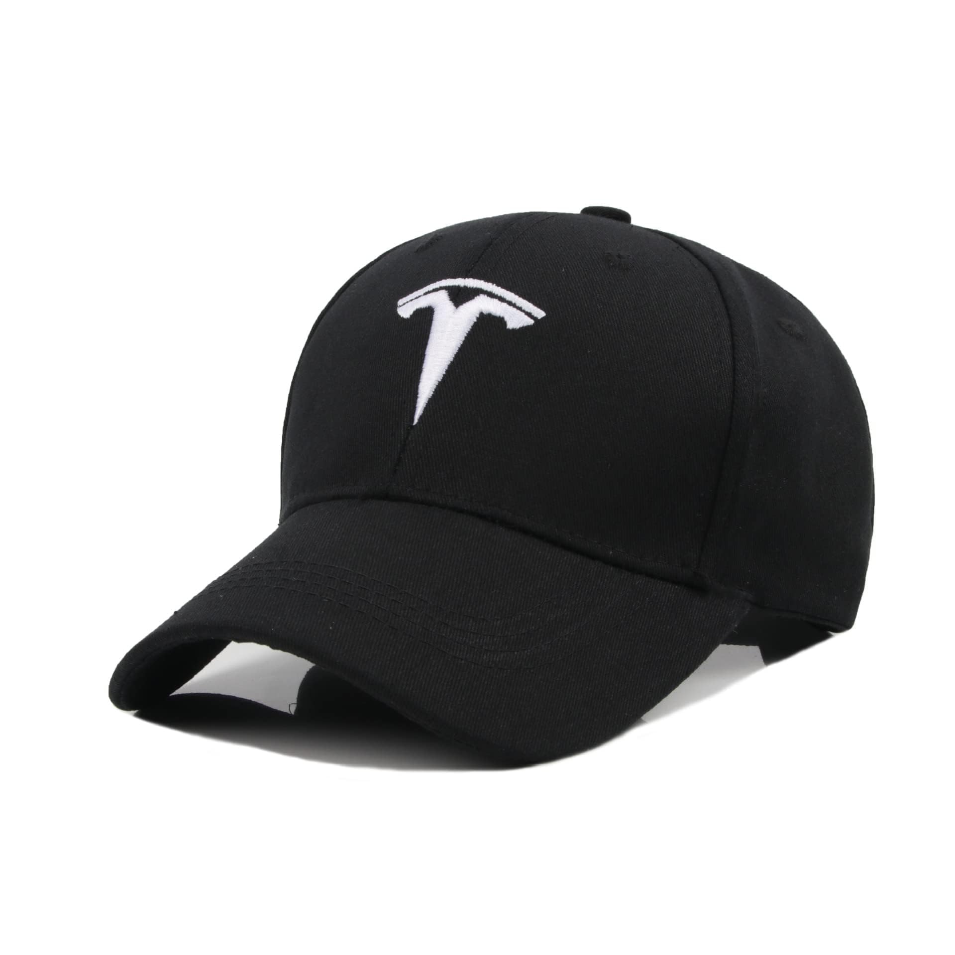 AAmronAAmron 1Pcs Men's Snapback Baseball Cap, for Tesla Fan  Hat,Black,OneSize-Black