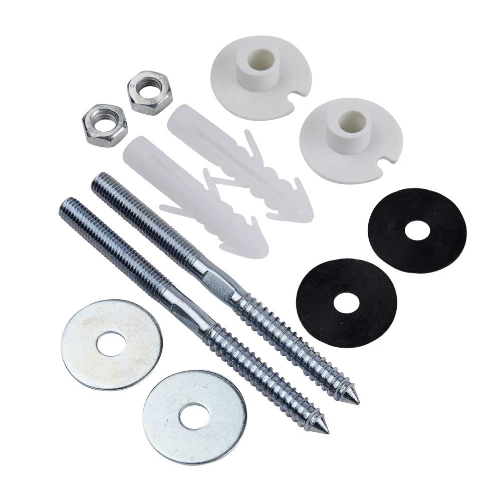 Milano Silver Wall Hung Bathroom Basin Sink Fixing Kit