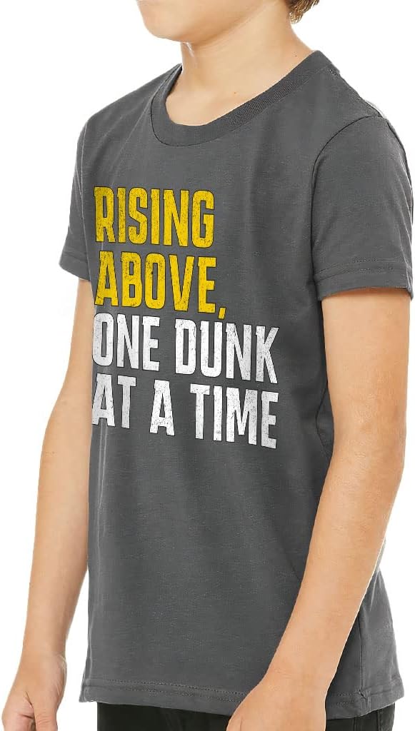 Basketball Print Kids' T-Shirt - Themed T-Shirt - Best Quote Tee Shirt for Kids