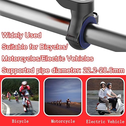 Miniatura 3 de Soporte de teléfono para motocicleta, soporte para manillar de motocicleta, soporte de teléfono para bicicleta, soporte para teléfonos inteligentes,
