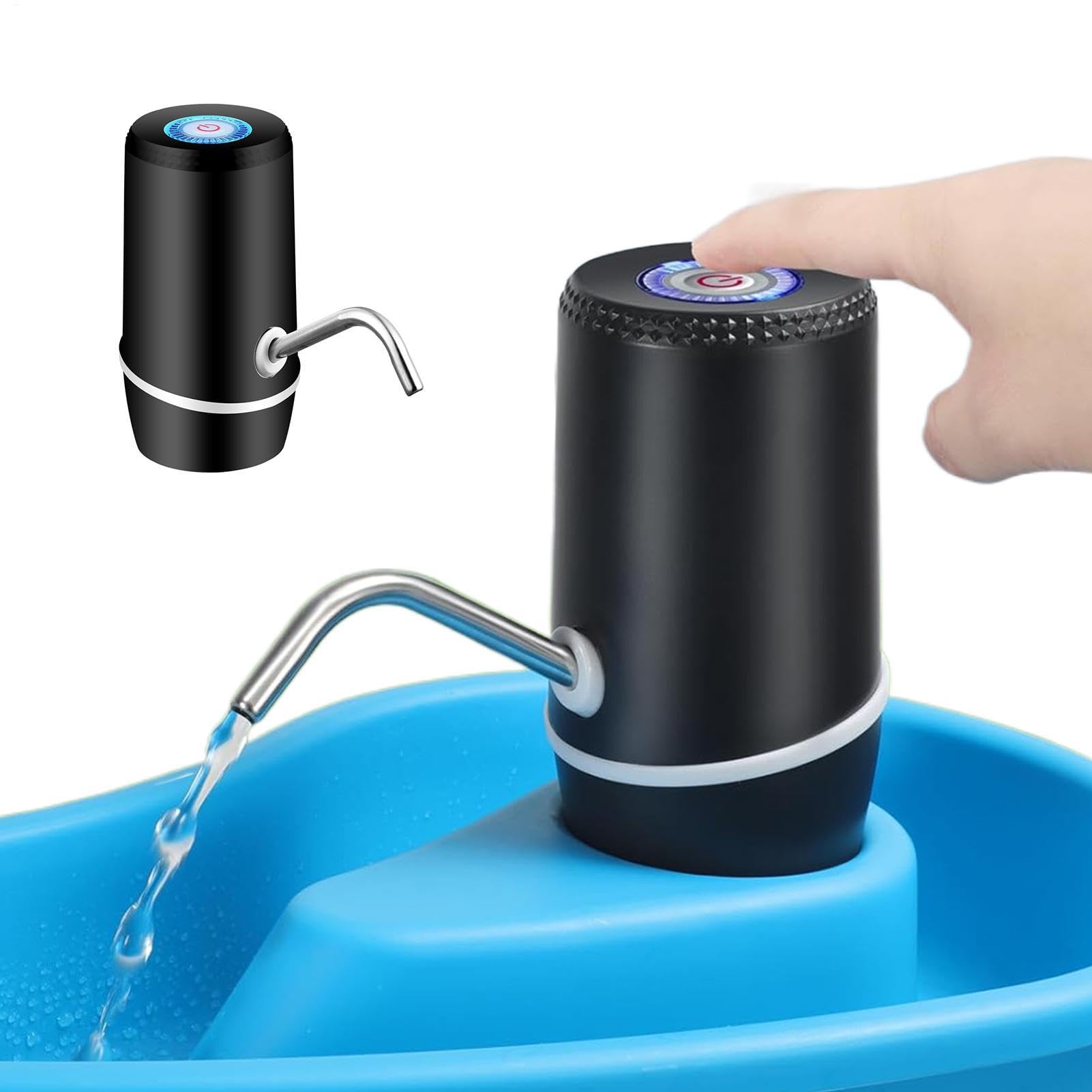 Tklwpai Water Table Pump Cordless, Portable Water Play Table Pump, USB Charging Outdoor Summer Sand Toy Accessories For Girls Boys