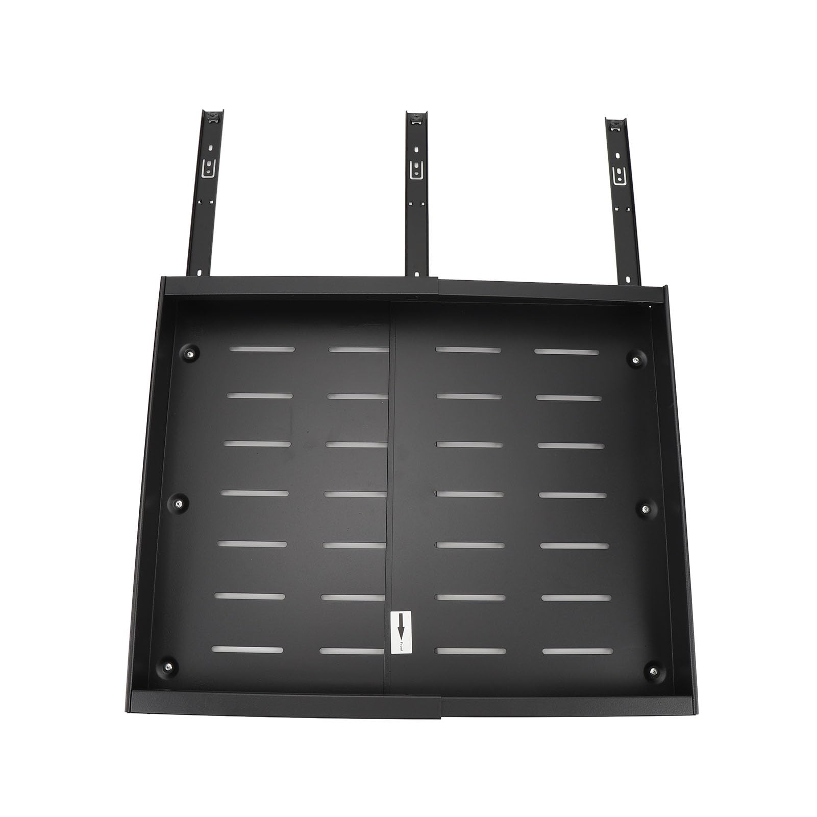 Sxhlseller Regulowane, Wysuwane Organizery do Szafek Kuchennych Metalowe Szuflady do Organizowania Butelek i Misek na Przyprawy w Szufladach Kuchennych (BLACK)