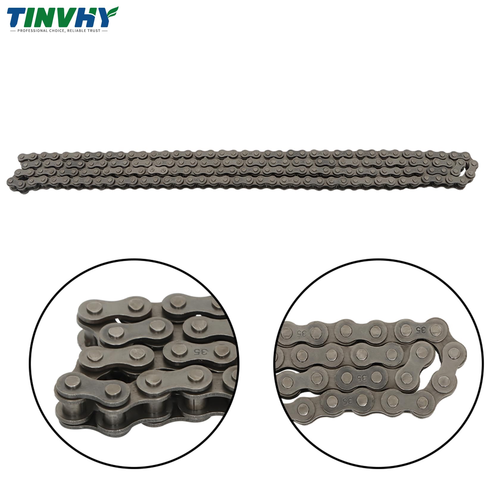 35 Roller Chain 5 Feet with 2 Connecting Links and 1 Offset Links — Amazon image 3