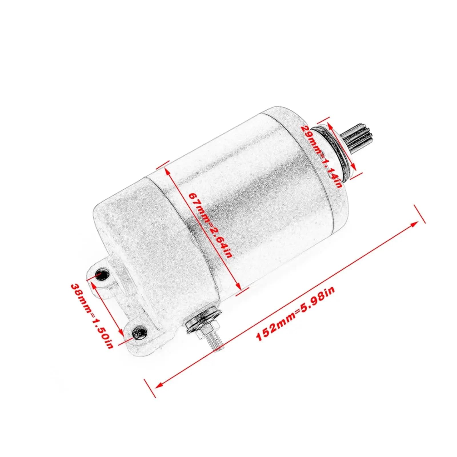Para CF Moto para Kymco 250 ATV Quad deportes vehículo para la arena Go Kart Motor de arranque repuesto 250cc CN250 CH250 Motor arranque