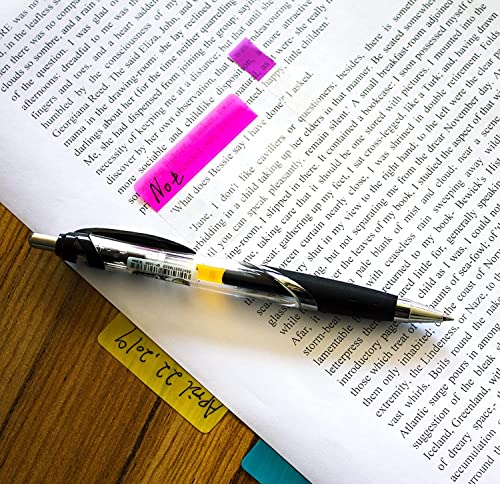 Image of ELII 900 Pcs 2 Inch Sticky Index Tabs - Colorful Writable Book Tabs | Transparent for Notebooks,Annotating,Self Adhesive,Labels for Pages ,Repositionable,Tape Flags,File Folders,Smooth Writing