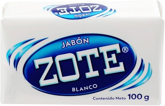 Zote Blanco Laundry Bar Soap, White, 100g, 10 Pack
